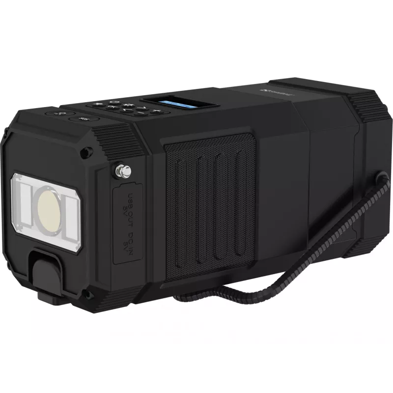 Sandberg Survivor Lantern All-in1 10000, patareitoitel matkalatern, must, IPX5, LED, USB C, aku