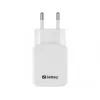 Sandberg AC Charger Dual USB 2.4+1A EL, siseruumides, vahelduvvool, USB, 5 V, must, valge