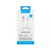 Sandberg USB-A to Lightning MFI 1M, 1 m, Lightning, USB A, Valge, Straight, Straight