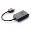 DELL HDMI-VGA-adapter, 0,17 m, HDMI, VGA (D-Sub), isane, emane, sirge