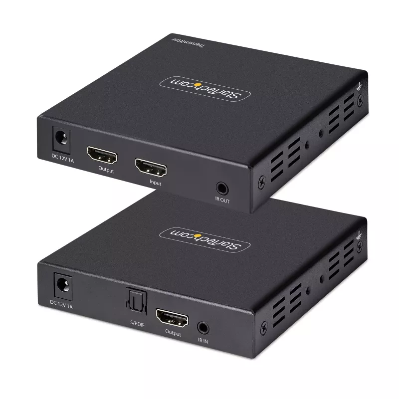 StarTech.com 4K70IC-EXTEND-HDMI AV-pikendaja AV-saatja ja -vastuvõtja Must