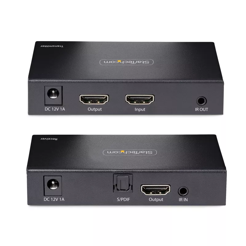 StarTech.com 4K70IC-EXTEND-HDMI AV-pikendaja AV-saatja ja -vastuvõtja Must