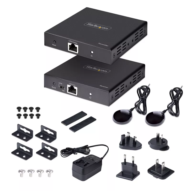 StarTech.com 4K70IC-EXTEND-HDMI AV-pikendaja AV-saatja ja -vastuvõtja Must