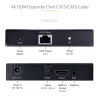 StarTech.com 4K70IC-EXTEND-HDMI AV-pikendaja AV-saatja ja -vastuvõtja Must