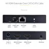 StarTech.com 4K70IC-EXTEND-HDMI AV-pikendaja AV-saatja ja -vastuvõtja Must