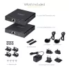 StarTech.com 4K70IC-EXTEND-HDMI AV-pikendaja AV-saatja ja -vastuvõtja Must