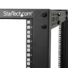 StarTech.com 4-Post 25U Mobile Open Frame Server Rack, Four Post 19in võrk Rack with Wheels, Rolling Rack with Adjustable Depth for Computer/AV/Data/IT Equipment - Casters, Leveling Feet or Floor Mounting