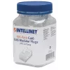 Intellinet RJ45 modulaarpistikud, Cat6, UTP, 2-hambaline, keerutatud juhtmele, 15 µ kullatud kontaktidega, 100 tk