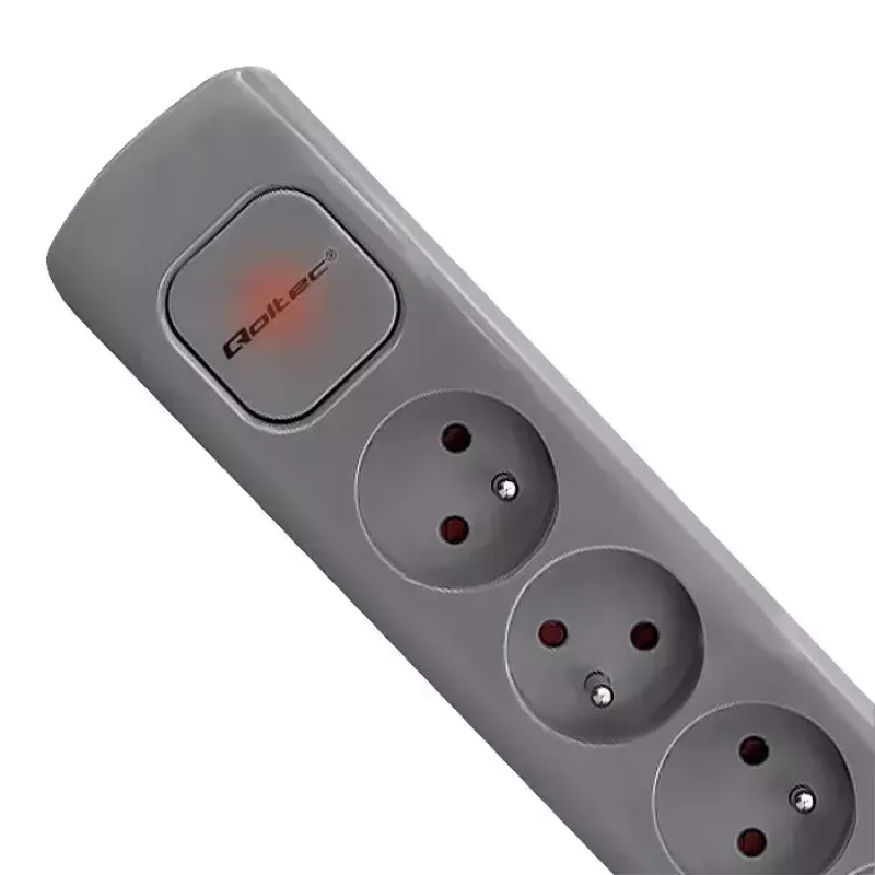 Pikendusjuhe Qoltec 50275 1,8 m 5 vahelduvvoolupistikuga siseruumidesse hall