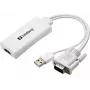 Sandberg VGA+Heli HDMI-muundur