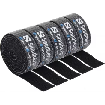 Sandberg kaabel Velcro Strap 5-pack, takjakinnitusega kaabliside, Must, 1000 mm, 73 g, 50 mm, 50 mm