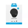 Sandberg Memory Foam hiirpad Round, must, ühevärviline, mäluvahust, randmetugi, libisemiskindel alus
