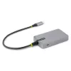 StarTech.com 3-pordiline USB-C jaotur Ethernetiga - 3x USB-A porti, Gigabit Ethernet RJ45, USB 3.0 5Gbps, siinivõimsusel, 1ft/30cm pikk kaabel - kaasaskantav sülearvuti USB USB-C jaoturi adapter GbE-ga
