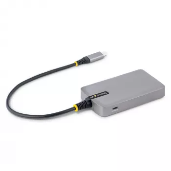StarTech.com 3-pordiline USB-C jaotur Ethernetiga - 3x USB-A porti, Gigabit Ethernet RJ45, USB 3.0 5Gbps, siinivõimsusel, 1ft/30cm pikk kaabel - kaasaskantav sülearvuti USB USB-C jaoturi adapter GbE-ga