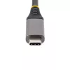 StarTech.com 3-pordiline USB-C jaotur Ethernetiga - 3x USB-A porti, Gigabit Ethernet RJ45, USB 3.0 5Gbps, siinivõimsusel, 1ft/30cm pikk kaabel - kaasaskantav sülearvuti USB USB-C jaoturi adapter GbE-ga