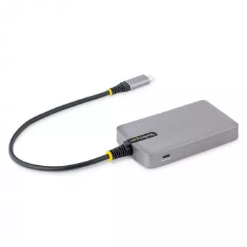 StarTech.com 4-pordiline USB-C jaotur – 5 Gbps – siinitoitetoide – USB-C kuni 4x USB-A jaotur koos valikulise abitoitesisendiga – kaasaskantav laua-/sülearvuti USB-jaotur – 1 jala (30 cm) pikkune kaabel – USB-laiendusjaotur