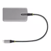 StarTech.com 4-pordiline USB-C jaotur – 5 Gbps – siinitoitetoide – USB-C kuni 4x USB-A jaotur koos valikulise abitoitesisendiga – kaasaskantav laua-/sülearvuti USB-jaotur – 1 jala (30 cm) pikkune kaabel – USB-laiendusjaotur
