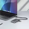 StarTech.com 4-pordiline USB-C jaotur – 5 Gbps – siinitoitetoide – USB-C kuni 4x USB-A jaotur koos valikulise abitoitesisendiga – kaasaskantav laua-/sülearvuti USB-jaotur – 1 jala (30 cm) pikkune kaabel – USB-laiendusjaotur