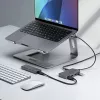 StarTech.com 4-pordiline USB-C jaotur – 5 Gbps – siinitoitetoide – USB-C kuni 4x USB-A jaotur koos valikulise abitoitesisendiga – kaasaskantav laua-/sülearvuti USB-jaotur – 1 jala (30 cm) pikkune kaabel – USB-laiendusjaotur