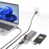 StarTech.com 7-pordiline toitega USB-C jaotur individuaalsete sisse-/väljalülituslülititega, USB 3.0 5 Gbps laiendusjaotur toiteplokiga, laua-/sülearvuti USB-C–USB-A jaotur, USB USB-C jaotur BC 1.2-ga