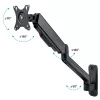 Techly ICA-LCD G112E monitorihoidik/statiiv 81,3 cm (32 tolli) Seinale Must