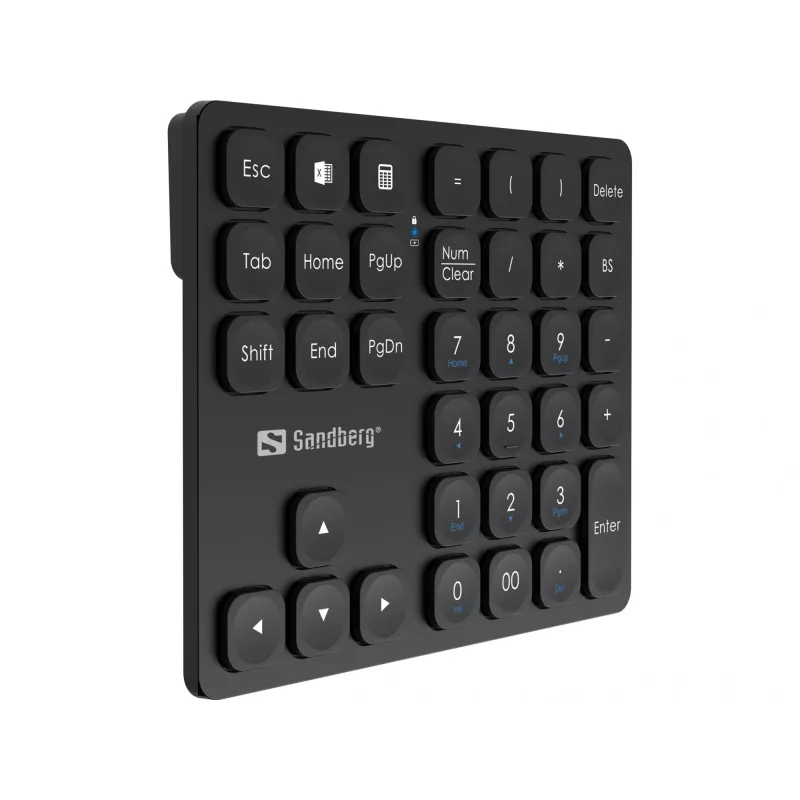 Numeric Keypad Sandberg Wireless Numeric Keypad Pro Membrane 36 Keys