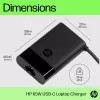 HP USB-C 65W sülearvuti laadija, sülearvuti, sisetingimustesse, 90 V, 47–63 Hz, 65 W, 5–20 V