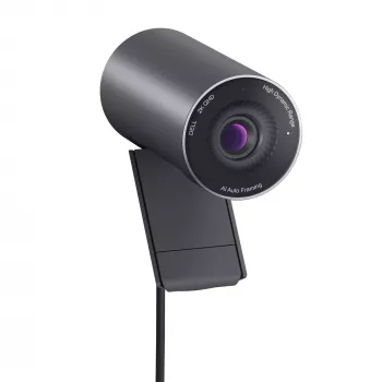 DELL Pro 2K veebikaamera – WB5023, 2560 x 1440 pikslit, Full HD, 60 kaadrit sekundis, 1280x720@24 kaadrit sekundis, 1280x720@30 kaadrit sekundis, 1280x720@60 kaadrit sekundis, 1920x1080@24 kaadrit sekundis, 1920x1080@30 kaadrit sekundis, 1920x1080@60 kaadrit sekundis,..., 4x, Automaatne