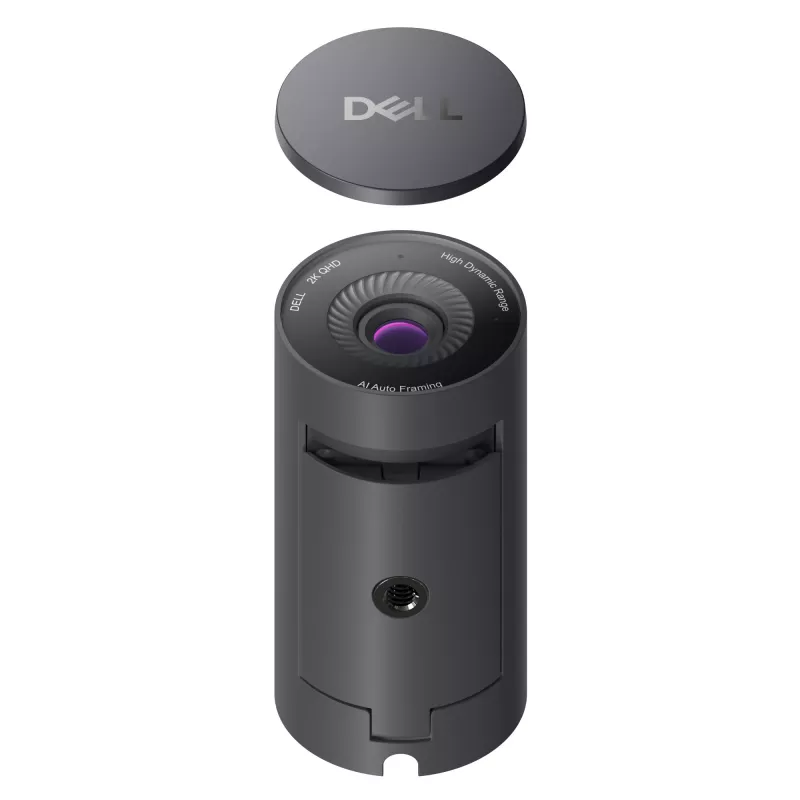 DELL Pro 2K veebikaamera – WB5023, 2560 x 1440 pikslit, Full HD, 60 kaadrit sekundis, 1280x720@24 kaadrit sekundis, 1280x720@30 kaadrit sekundis, 1280x720@60 kaadrit sekundis, 1920x1080@24 kaadrit sekundis, 1920x1080@30 kaadrit sekundis, 1920x1080@60 kaadrit sekundis,..., 4x, Automaatne