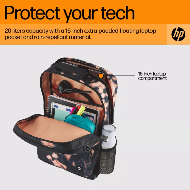 HP Campus XL Marmorkivi seljakott, seljakott, 40,6 cm (16 tolli), 620 g