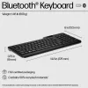 HP 460 mitme seadme Bluetooth-klaviatuur, täissuuruses (100%), juhtmevaba, Bluetooth, mehaaniline, must