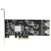 StarTech.com 8-pordiline SATA PCIe-kaart – PCI Express 6 Gbps SATA laiendusadapteri kaart 4 hostikontrolleriga – SATA PCIe-kontrollerkaart – PCI-e x4 Gen 2 -> SATA III – SATA HDD/SSD