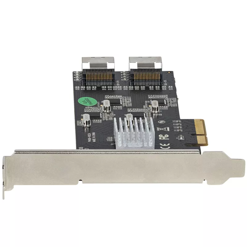StarTech.com 8-pordiline SATA PCIe-kaart – PCI Express 6 Gbps SATA laiendusadapteri kaart 4 hostikontrolleriga – SATA PCIe-kontrollerkaart – PCI-e x4 Gen 2 -> SATA III – SATA HDD/SSD