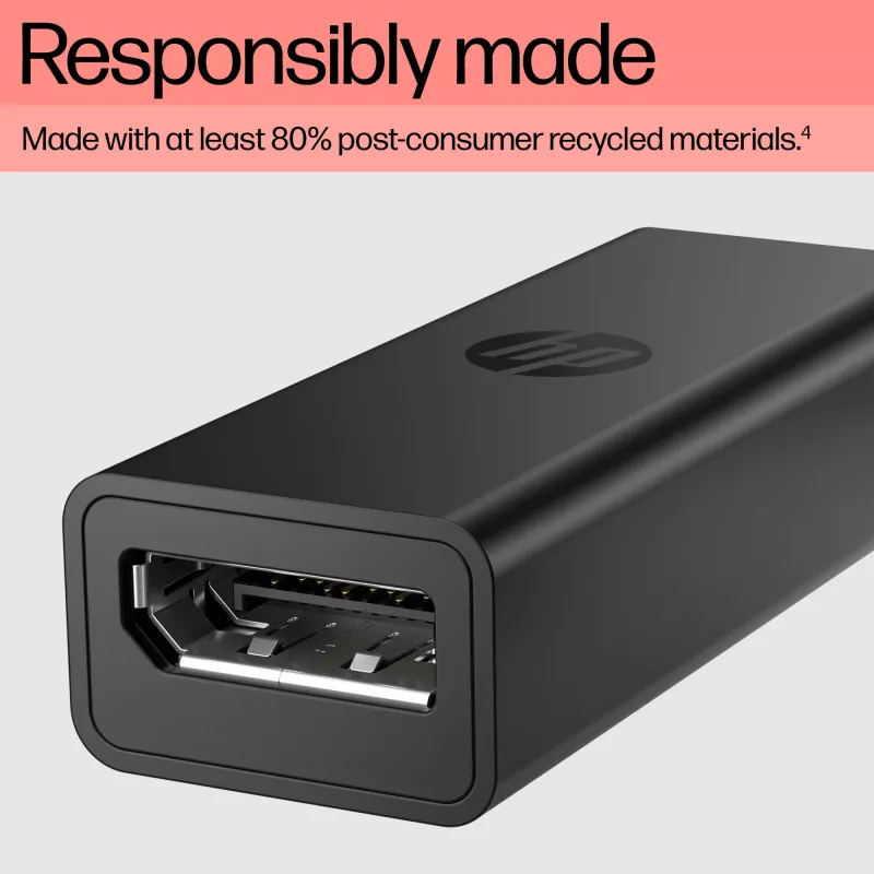 HP USB-C to DisplayPort Adapter G2, 0,12 m, DisplayPort, USB USB-C, Emane, Isane, 7680 x 4320 pikslit