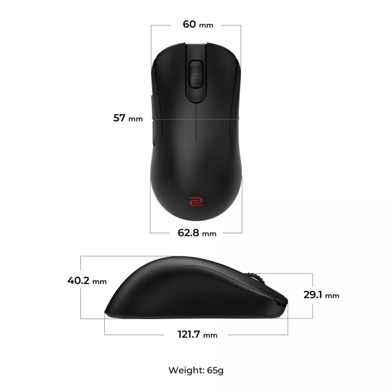 ZOWIE ZA13-DW hiir Mängimine Paremakäeline RF-juhtmevaba 3200 DPI
