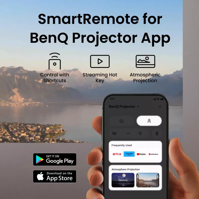 BenQ TK705i｜4K HDR 3000lm kodune meelelahutusprojektor filmidele ja mängudele