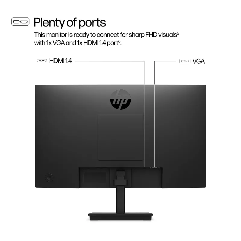 HP Series 3 Pro 21.45-tolline FHD monitor - 322pv, 54,5 cm (21,4 tolli), 1920 x 1080 pikslit, Full HD, LCD, 5 ms, must