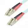 StarTech.com 1m (3ft) LC/UPC to LC/UPC OM3 mitmemoodiline fiiberoptiline kaabel, täisdupleksne 50/125µm linttüüpi fiiberkaabel, 100G, madal sisestuskadu, LSZH fiiberhüppaja