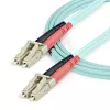 StarTech.com 1m (3ft) LC/UPC to LC/UPC OM3 mitmemoodiline fiiberoptiline kaabel, täisdupleksne 50/125µm linttüüpi fiiberkaabel, 100G, madal sisestuskadu, LSZH fiiberhüppaja