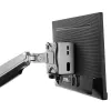 StarTech.com õhukese kliendi kinnitus – VESA kinnitusklamber, monitori alusele kinnitatav protsessorihoidik, väike lauaarvuti, 5 kg, 75 x 75, 100 x 100 mm, must, plast, teras