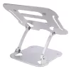 StarTech.com sülearvuti alus lauale, ergonoomiline reguleeritava kõrgusega sülearvuti alus, alumiinium, kaasaskantav, toetab kuni 10 kg, kokkupandav sülearvuti hoidik lauale - nurga all sülearvuti tõstuk/aluspind