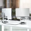 StarTech.com sülearvuti alus lauale, ergonoomiline reguleeritava kõrgusega sülearvuti alus, alumiinium, kaasaskantav, toetab kuni 10 kg, kokkupandav sülearvuti hoidik lauale - nurga all sülearvuti tõstuk/aluspind
