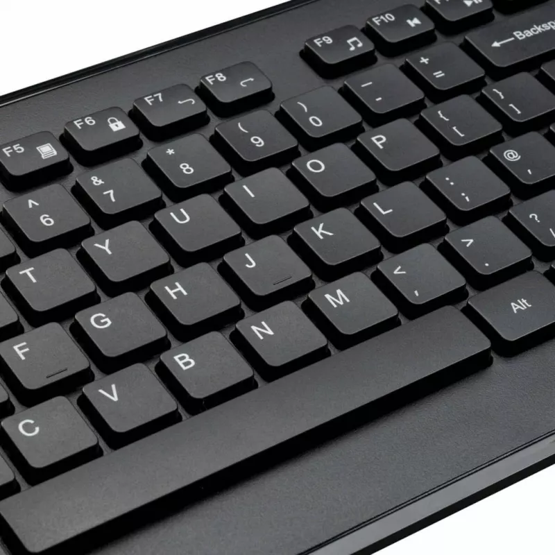 Targus AKM610NO klaviatuur ja hiir Universaalne RF Juhtmevaba QWERTY Põhjala mudel Must