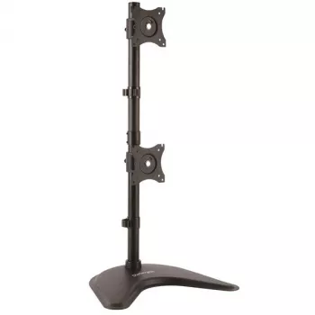 StarTech.com Dual-Monitor Stend – Vertikaalne, vabalt seisev, 10 kg, 33 cm (13 tolli), 68,6 cm (27 tolli), 100 x 100 mm, Must