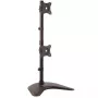 StarTech.com Dual-Monitor Stend – Vertikaalne, vabalt seisev, 10 kg, 33 cm (13 tolli), 68,6 cm (27 tolli), 100 x 100 mm, Must