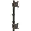 StarTech.com Dual-Monitor Stend – Vertikaalne, vabalt seisev, 10 kg, 33 cm (13 tolli), 68,6 cm (27 tolli), 100 x 100 mm, Must