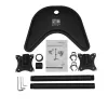 StarTech.com Dual-Monitor Stend – Vertikaalne, vabalt seisev, 10 kg, 33 cm (13 tolli), 68,6 cm (27 tolli), 100 x 100 mm, Must