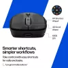 HP 700 laetav juhtmevaba hiir, mõlemakäeline, RF juhtmevaba + Bluetooth, 6000 DPI, must