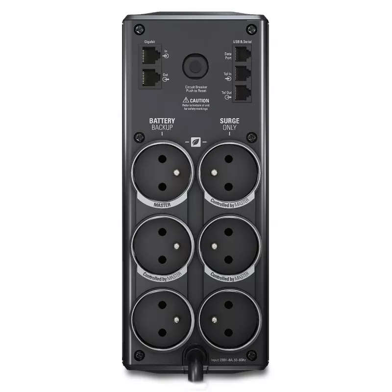 APC energiasäästlik Back-UPS Pro, 0,9 kVA, 540 W, 355 J, 45 dB, tüüp E, suletud pliiaku (VRLA)