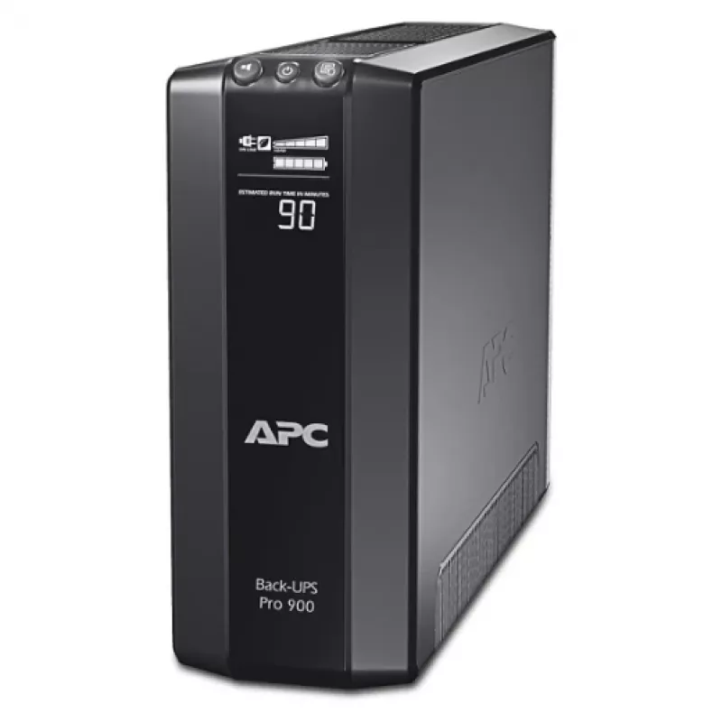 APC energiasäästlik Back-UPS Pro, 0,9 kVA, 540 W, 355 J, 45 dB, tüüp E, suletud pliiaku (VRLA)
